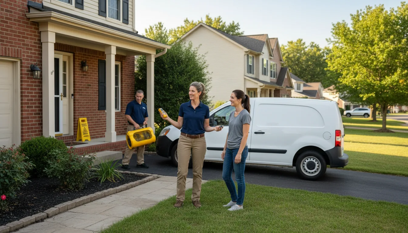 Water restoration image for Water Damage & Restoration Services in Roxbury, VT